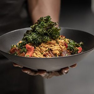 Saffron & Vegan Chorizo Paella